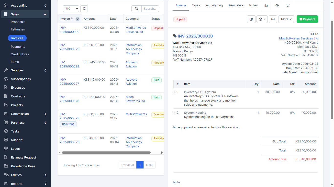 Smart Accounting System